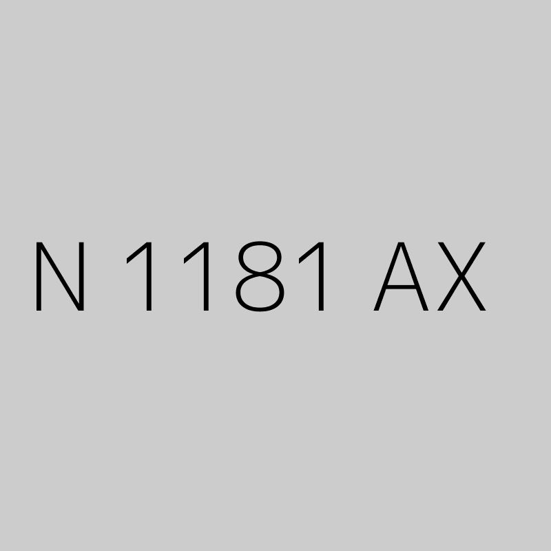 N 1181 AX 